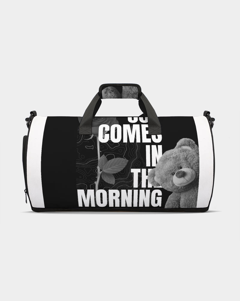 Joy Comes In The Morning Duffle Bag