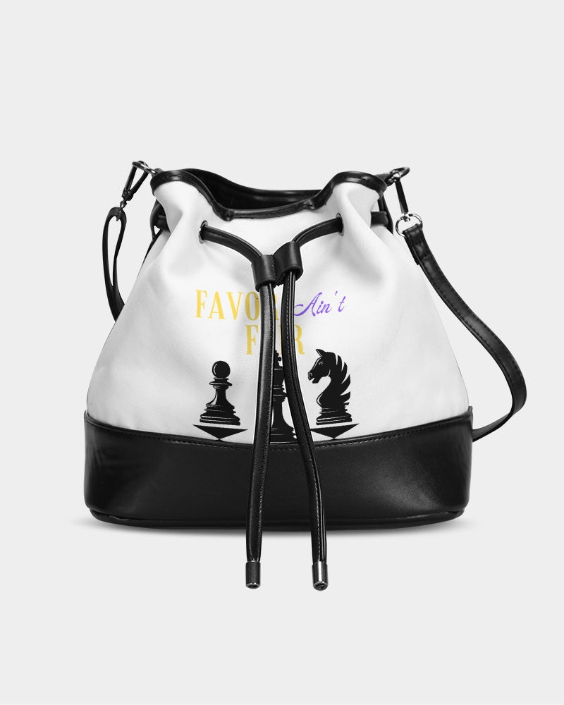 Favor Ain't Fair Mini Drawstring Bucket Bag