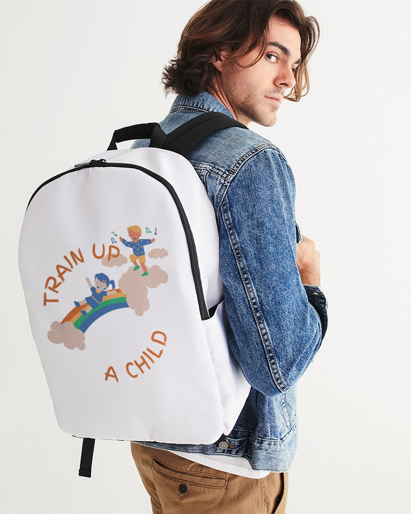 Train Up A Child Large Backpack