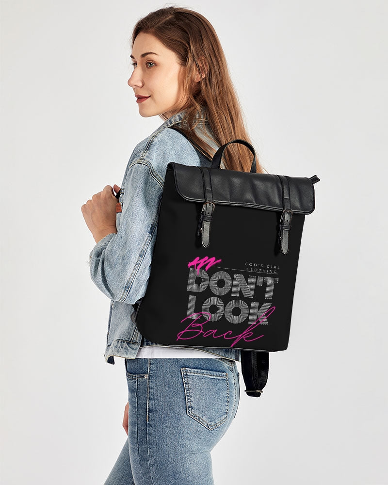 Don't Look Back Flap Backpack