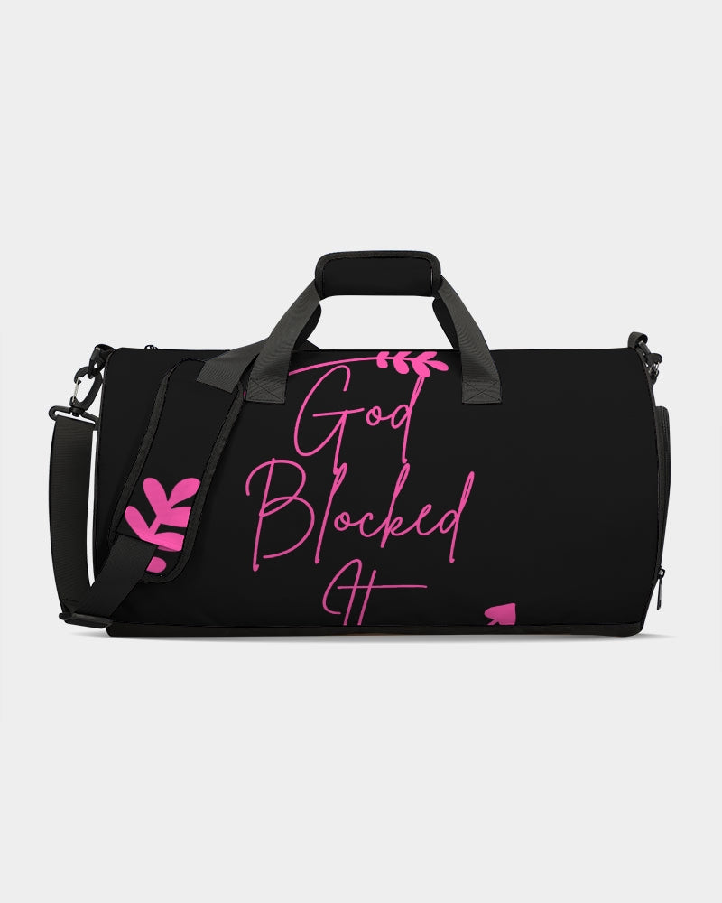 God Blocked It Duffle Bag