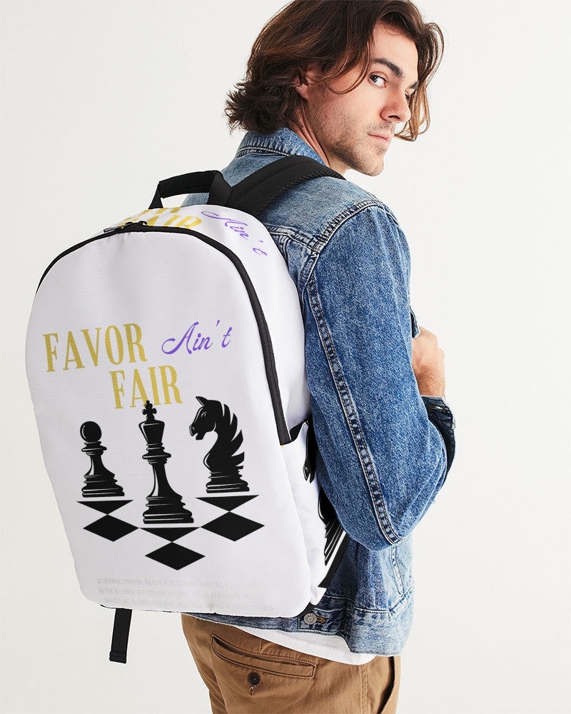 Favor Ain't Fair Large Backpack