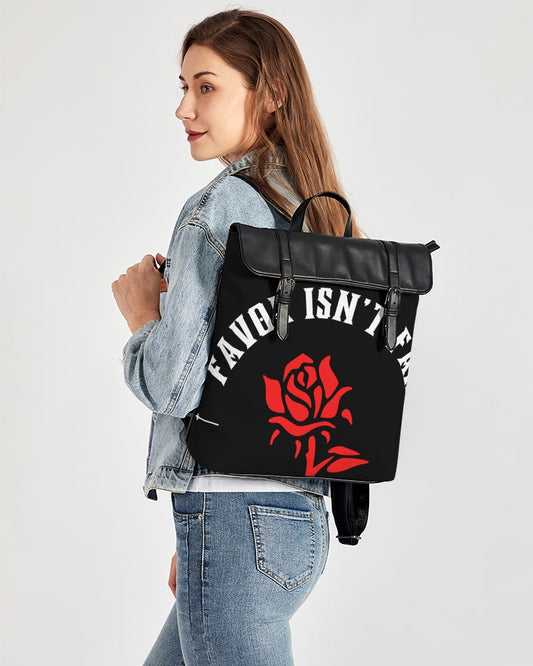 Favor Ain't Fair Casual Flap Backpack