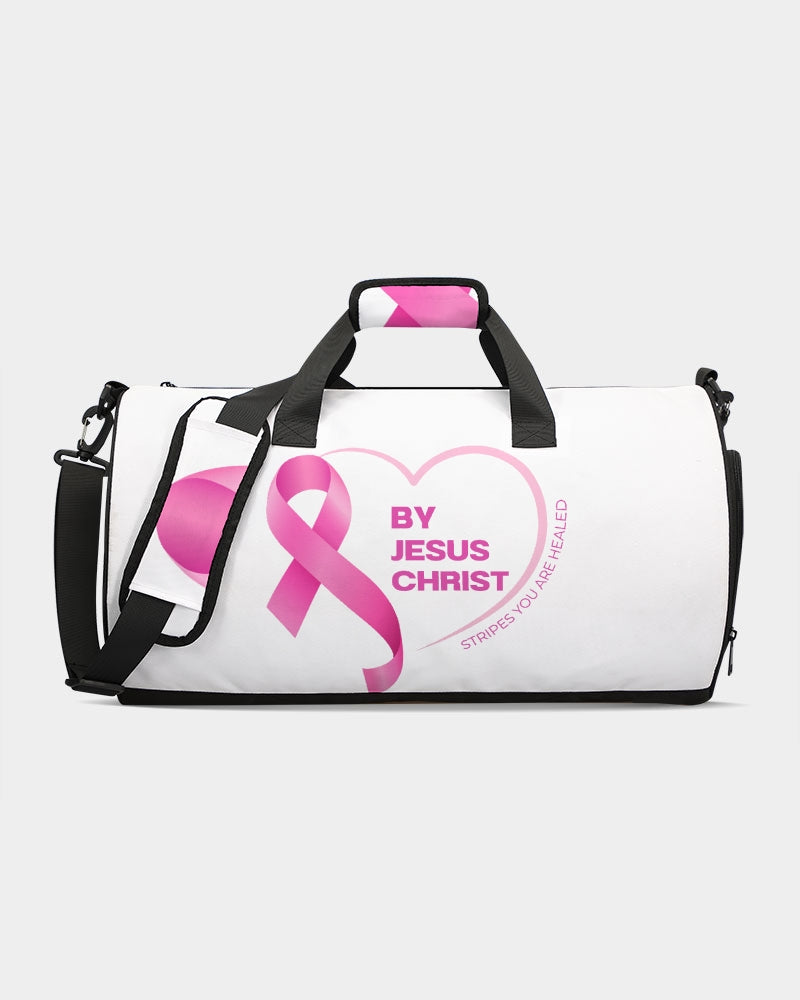 By Jesus Christ Stripes You Are Healed Duffle Bag