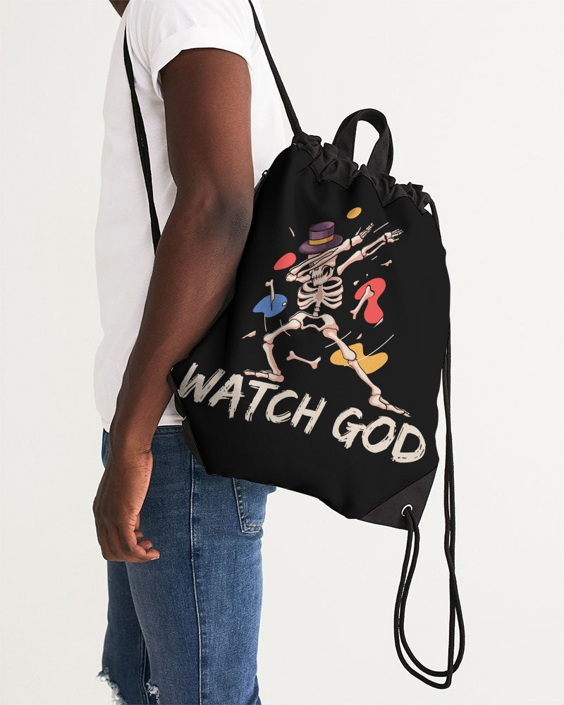 Watch God Drawstring Bag