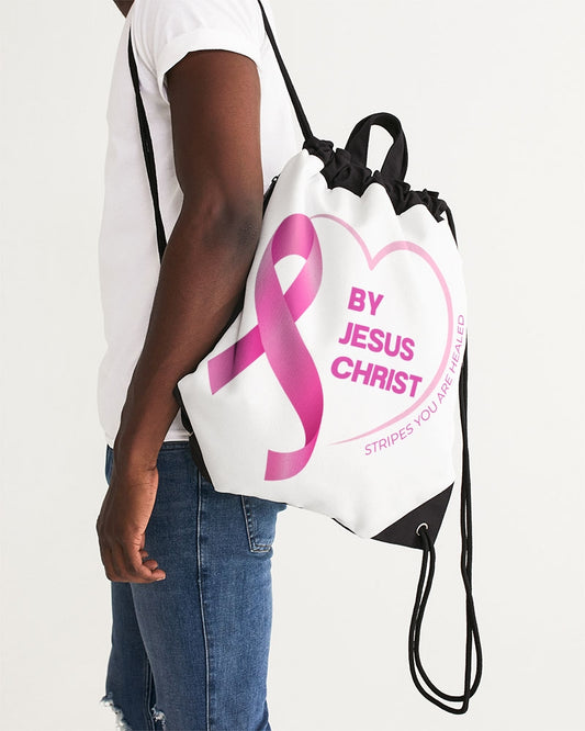 By Jesus Christ Stripes You Are Healed Drawstring Bag