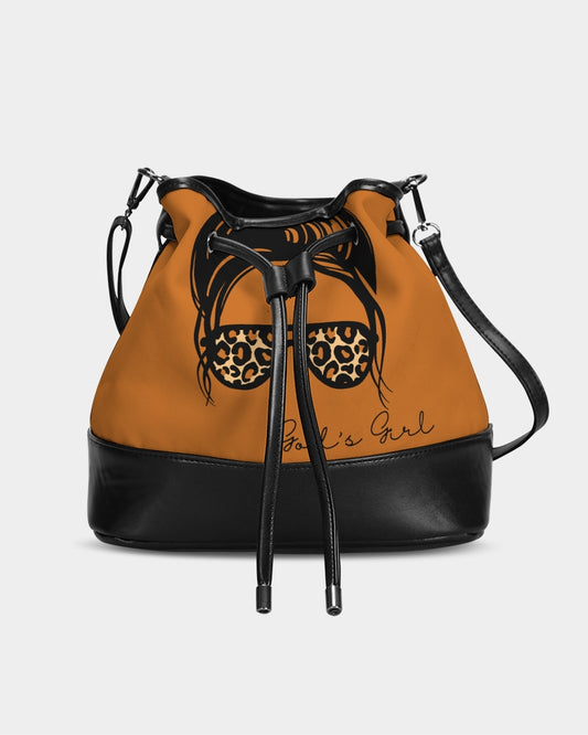 God's Girl Mini Drawstring Bucket Bag