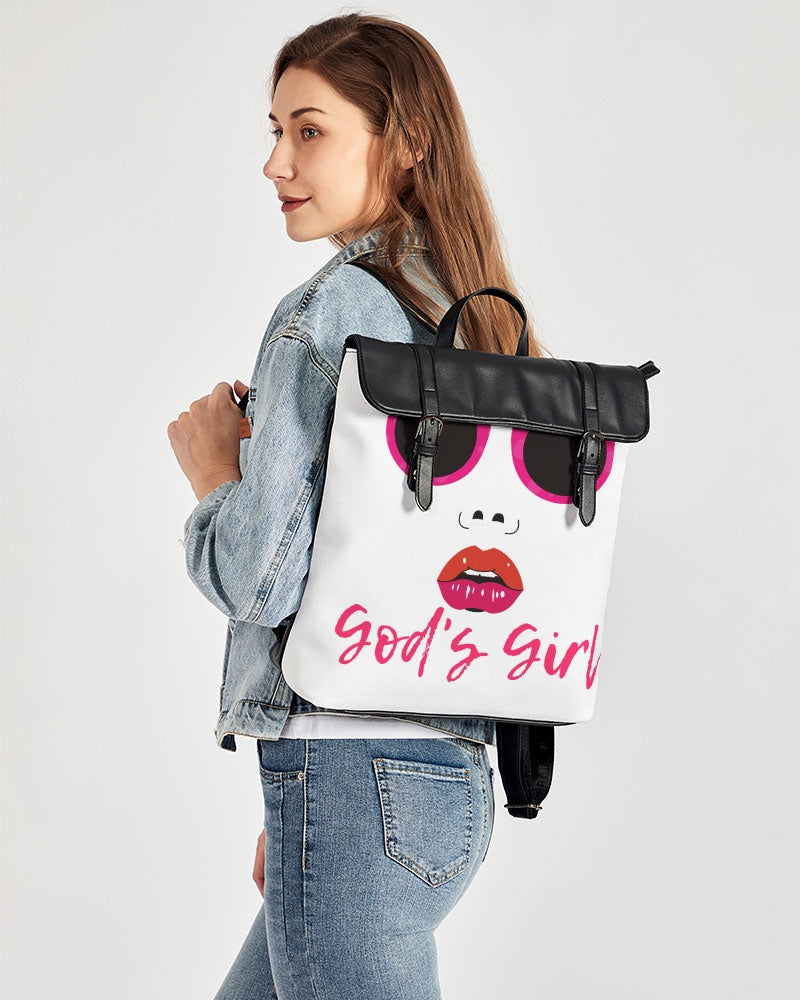 God's Girl Casual Flap Backpack