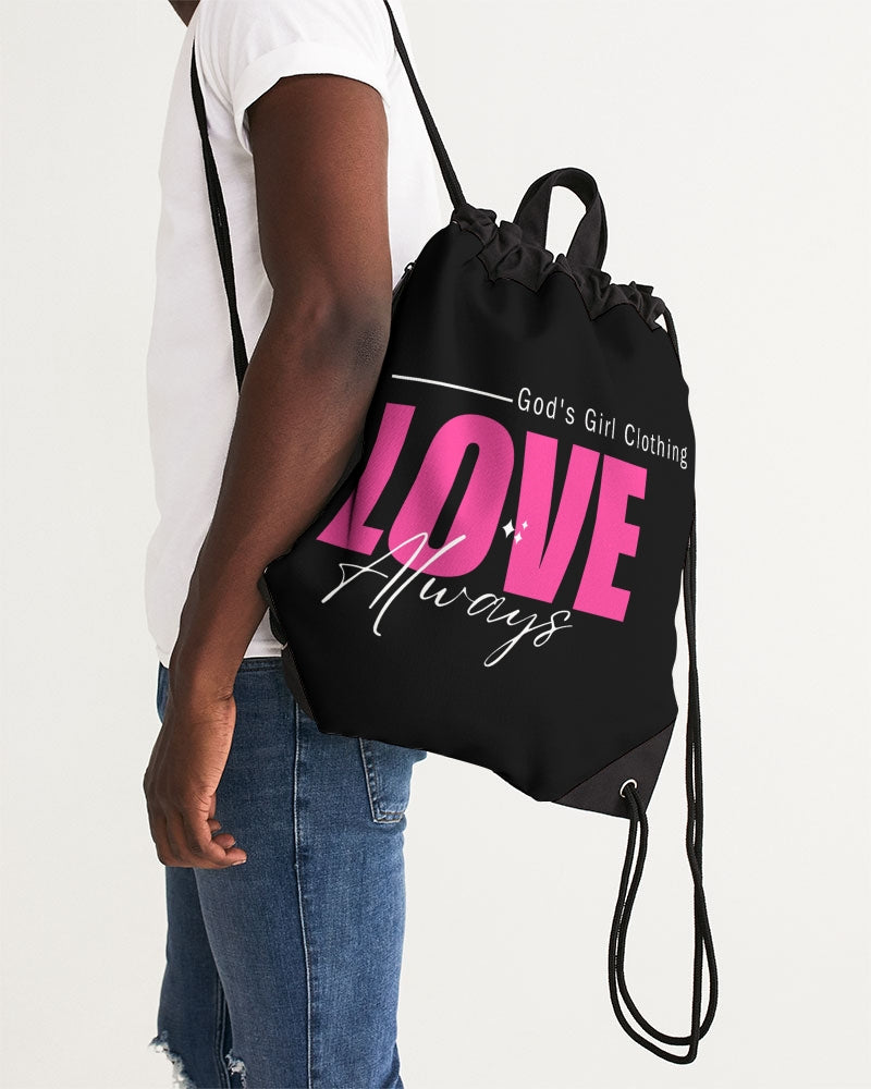 Love Always God's Girl Clothing Drawstring Bag