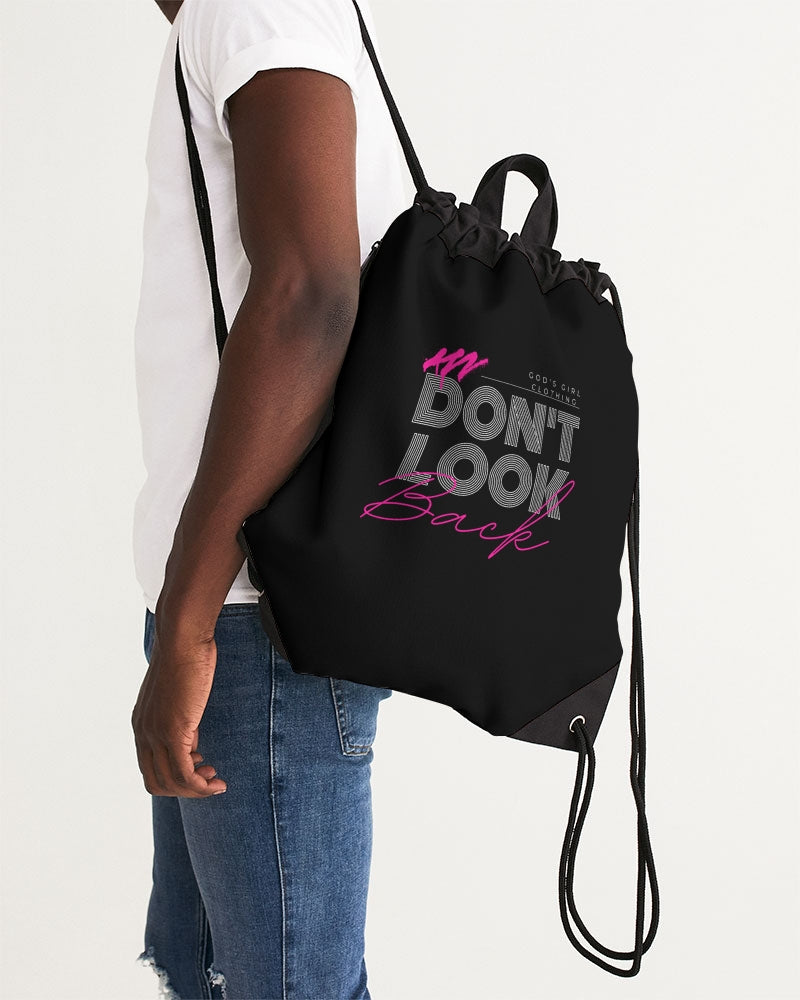 Don't Look Back Drawstring Bag