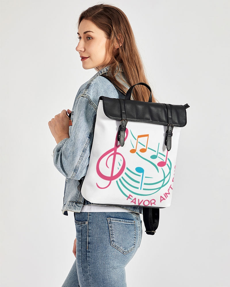 Favor Ain't Fair Casual Flap Backpack