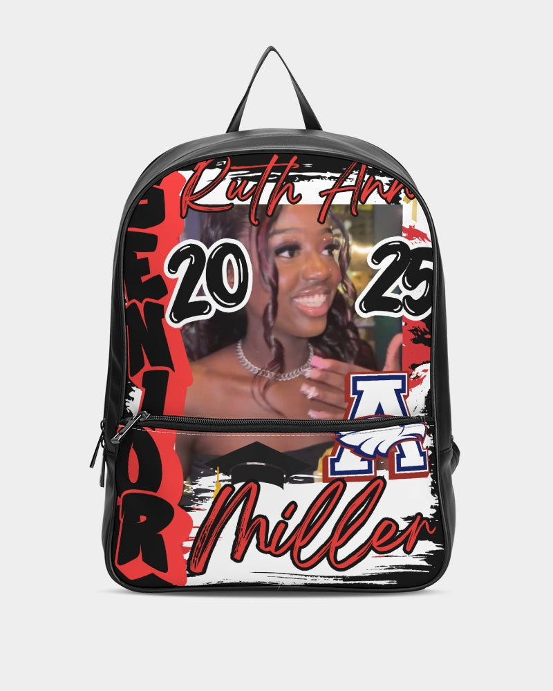 God's Girl Customized Faux Leather Graduation Backpack