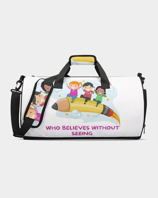 Blessed Are Those Who Believe Without Seeing Duffle Bag