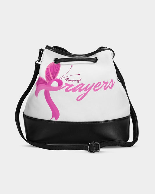 Power Of Prayer Mini Drawstring Bucket Bag