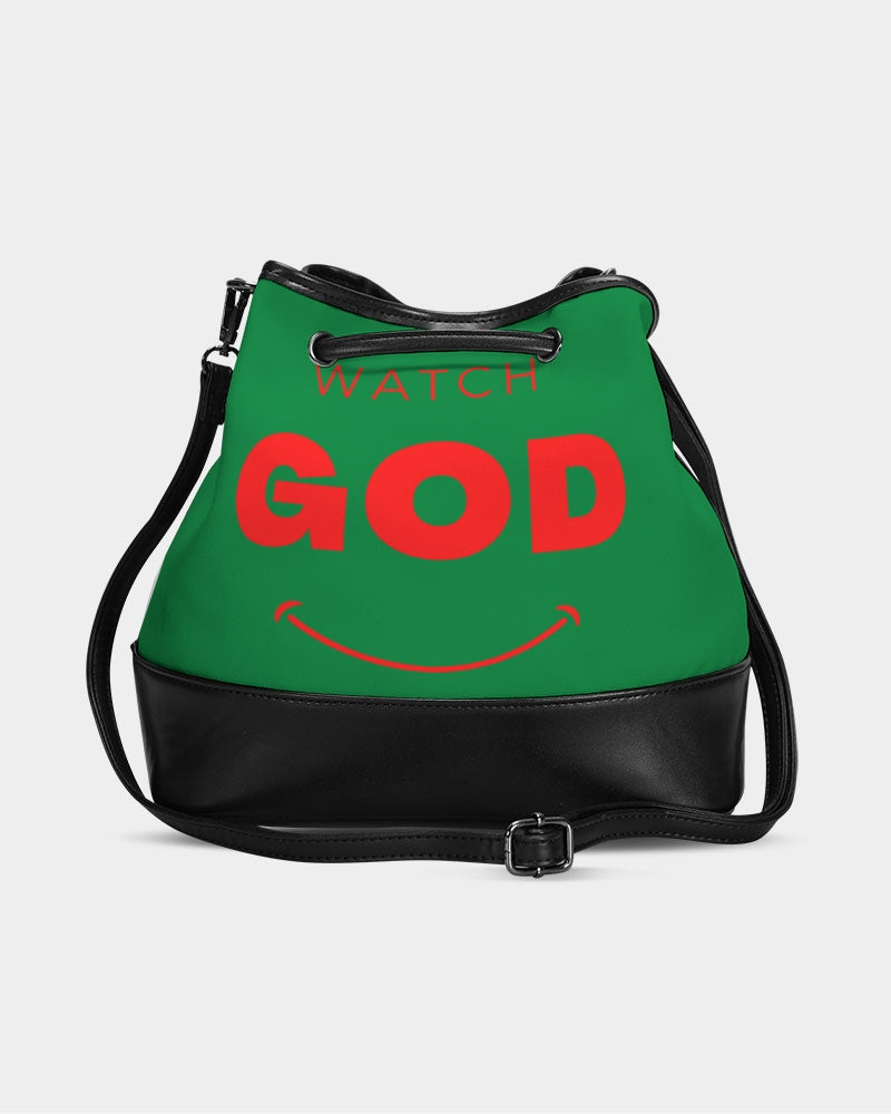 Watch God Mini Drawstring Bucket Bag